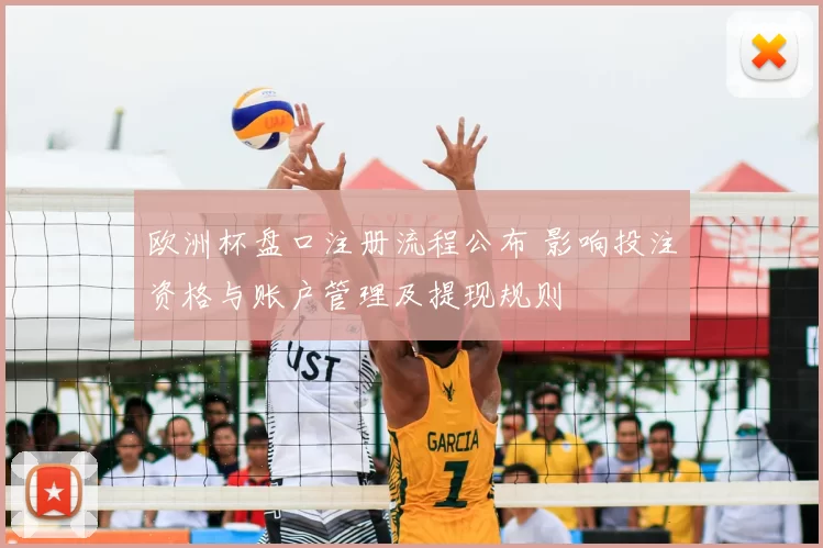 欧洲杯盘口注册流程公布 影响投注资格与账户管理及提现规则